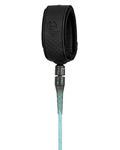 Creatures of Leisure Unisex – Erwachsene Creatures Relliance Comp Leash 6'0" Aqua Speckle Black, Unicolor, OneSize