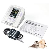 Blutdruckmessgerät für Veterinärzwecke, Blutdruckmessgeräte für den Heimgebrauch, Katze/Hund/Tier/Tierarzt elektronisch, 3 Manschetten 6–11 cm, 10–19 cm, 18–26 cm, Katze, Hund