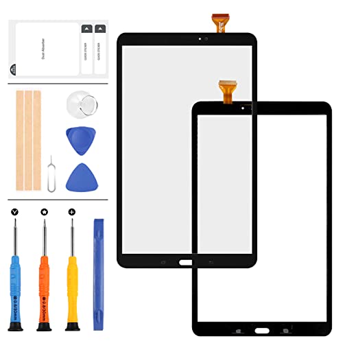 LADYSON Touchscreen-Digitizer für Samsung Galay Tab A 10.1 T580 T585, Touchscreen-Digitizer, Sensor, Glasscheibe, Reparatur-Teile-Set, inklusive Werkzeug