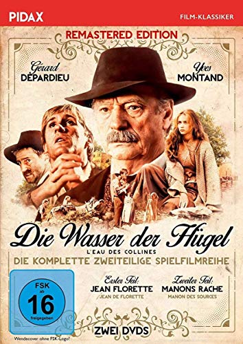 Die Wasser der Hügel (Jean Florette + Manons Rache) Remastered / Zweiteiliges Epos mit Yves Montand und Gérard Depardieu (Pidax Film-Klassiker) [2 DVDs]