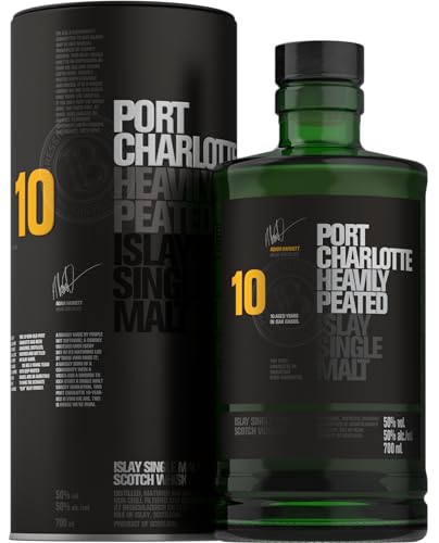 Port Charlotte 10 Years Old Second Limited Edition Whisky mit Geschenkverpackung (1 x 0.7 l)