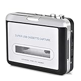 Walkman Kassettenspieler, USB-Kassette auf MP3, Konverter Capture Audio Musik Player Tape Kassettenrekorder