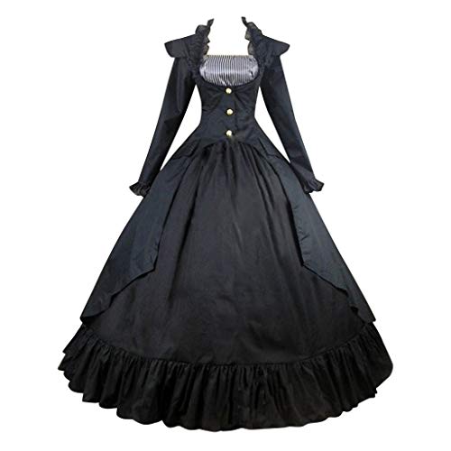 ZQTWJ Damen Mittelalter Gothic Kostüm Elegant Retro Kleider Gewand Viktorianisches Renaissance Prinzessin Barock Rokoko Kleidung SA220