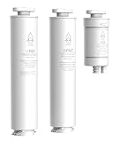 VILTARO® Osmoseanlage Filter 3in1 Set (RO, PAC, CF) | Umkehrosmoseanlage Ersatzfilter | Osmose Membran | Umkehrosmose Wasserfilter Trinkwasser