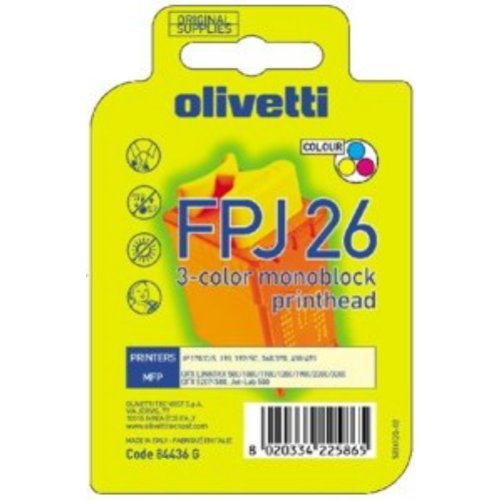Olivetti (FPJ 26 / 84436) - original - Tintenpatrone (cyan, magenta, gelb) - 150 Seiten