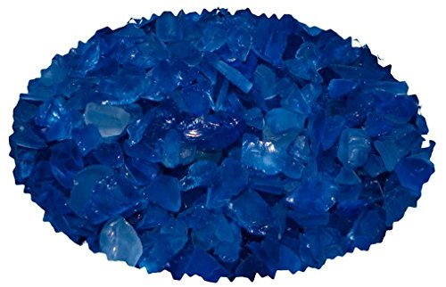 Haquoss Aquariumdeko Kies bunt 3-6mm Größe 2kg eisblau