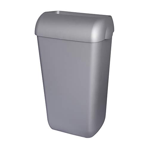 Abfallbehälter 25 Liter Kunststoff in 3 Farben, Farben:Silber
