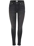 ONLY Damen Blush Jeans, Black Denim, L/34. EU