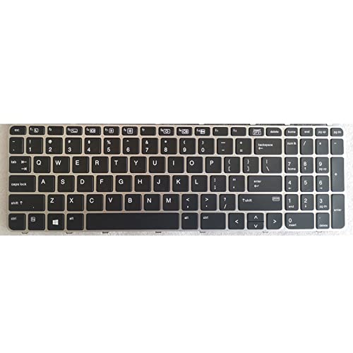 AOOOWER US Tastatur Englische Tastatur Für EliteBook ZBook 15u 6037B0112701 Keine Hintergrundbeleuchtung Laptop Tastatur