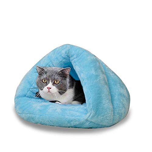 Cold Day Pet Puppy Dog Thermisches Höhlenbett Katzenzelt-Katzennest Katzenkuschel bietet Sicherheitsgefühl für einen besseren Schlaf