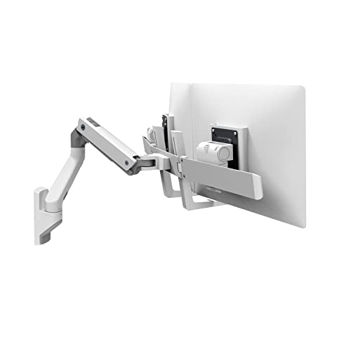 ERGOTRON HX dual Monitor Wandhalterung Weiss bis 81,3cm 32Zoll bis 7,9kg belastbar 29,2cm anheben VESA 75x75 100x100 mm
