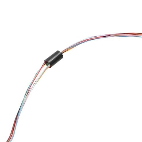 Zubehör für Drohnen 1 STÜCK Dia.8,5mm 4 8 12 Kanaldrähte Slipring Mini Electric Slip Ring Leitfähiger Anschluss for FPV Gimbal Handheld Stabilisator (Color : U type 8.5mm 12CH)