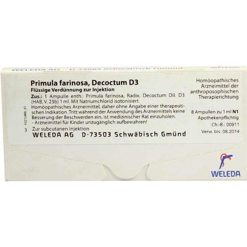 PRIMULA FARINOSA decoctum D 3 Ampullen 8X1 ml