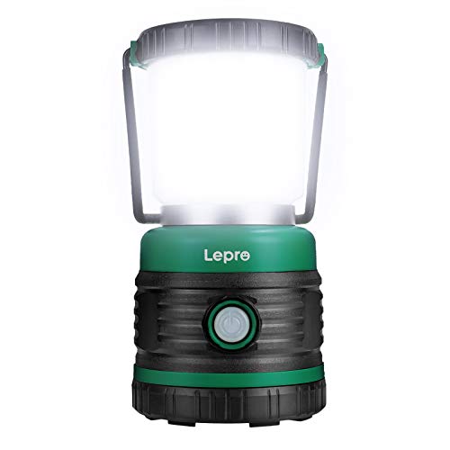 Lepro Campinglampe, Super Hell 1500 Lumen Außenleuchten, 4 Leuchtmodi batteriebetriebene Suchscheinwerfer, wasserfeste Notfallleuchte für Stromausfällen, Wandern, Notfall, Angeln und so weiter