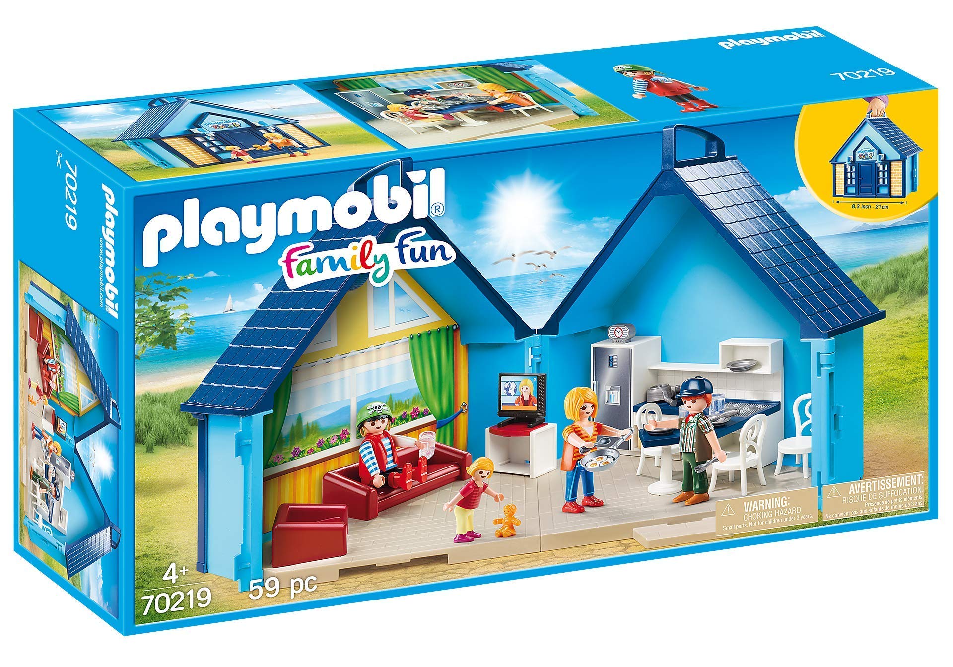 PLAYMOBIL® 70219 - Family Fun - FunPark Aufklapp-Ferienhaus