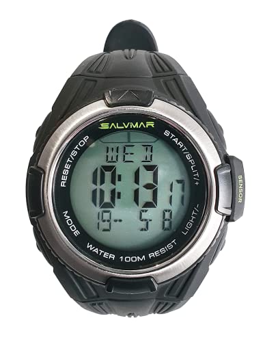 SALVIMAR One Plus Freediving Armbanduhr, Unisex, für Erwachsene, Schwarz