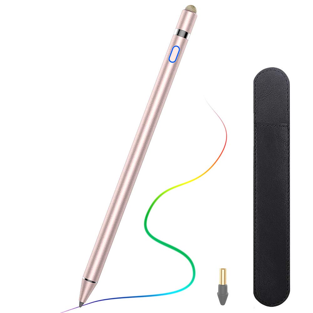 TiMOVO Stylus Stift für iPad, Apple Pencil für 2018-2023 iPad 10/9/8/7/6, iPad Pro,iPad Air 5/4/3,iPad Mini 6/5 Präzis Schreiben Zeichnung Palm Rejection Apple Pen 1 Gen. für iPad, Roségold
