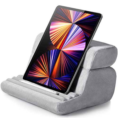 UGREEN Tablet Kissen Ständer Tablet Kissenhalter Kissenständer für Bett Sofa Multiwinkel Abnehmbar Tablet Halterung kompatibel mit iPad Air, iPad Pro 11 12.9, Galaxy Tab A S7 A7, E-Readers, Buch usw.