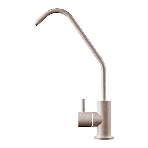 Tap 360 Rotation Kitchen Sink Purifier Faucet Fits All Water Filter Systems & Reverse Osmose Systems-Oat (Color : Oat)