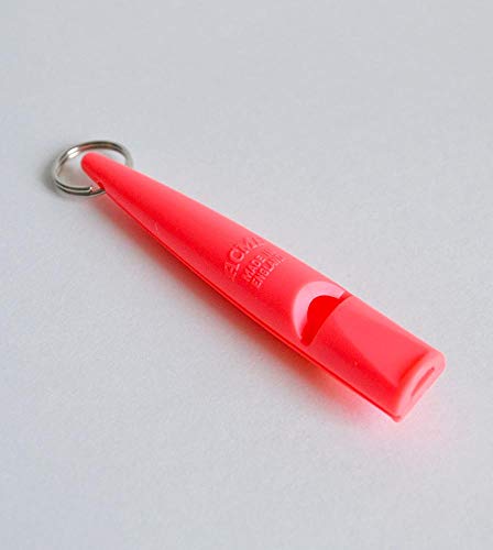 (3 Pack) Acme Model 210.5 Plastic Dog Whistle Coral for Dogs