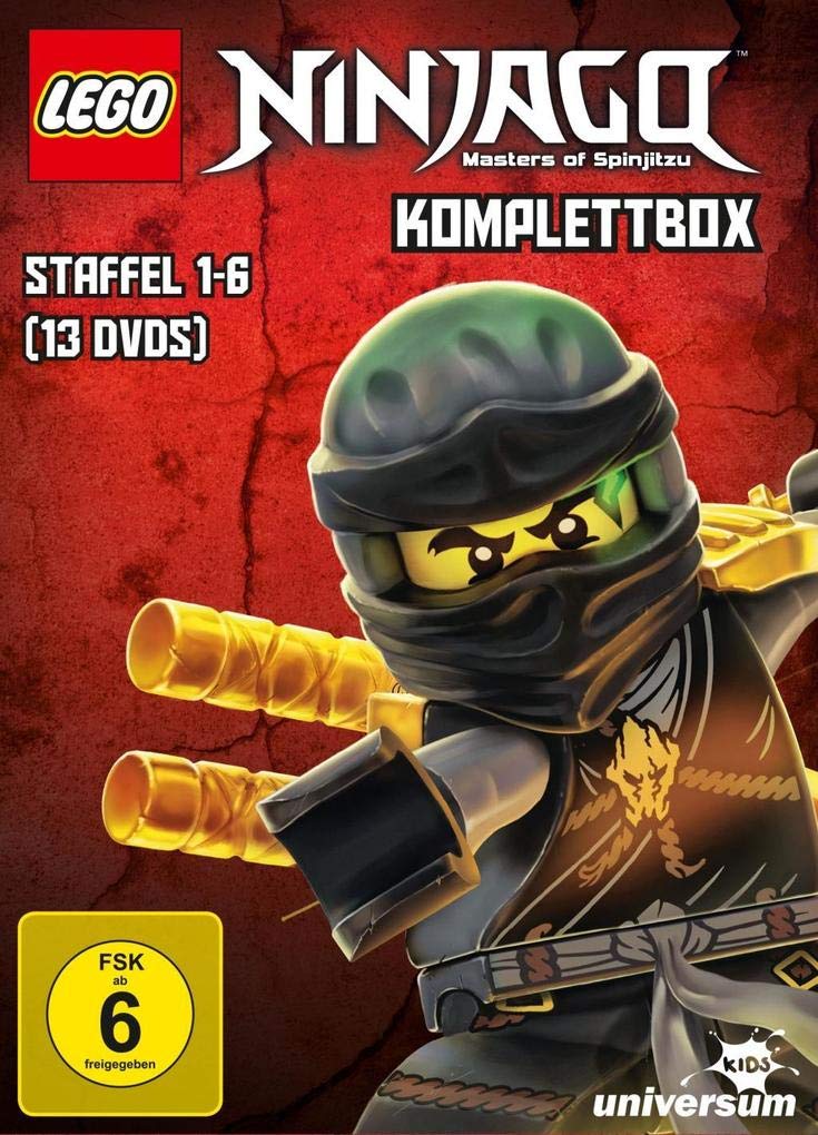 LEGO Ninjago - Komplettbox/Staffel 1-6 [13 DVDs]