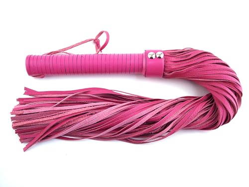 Rouge Garments Large Pink Leather Flogger