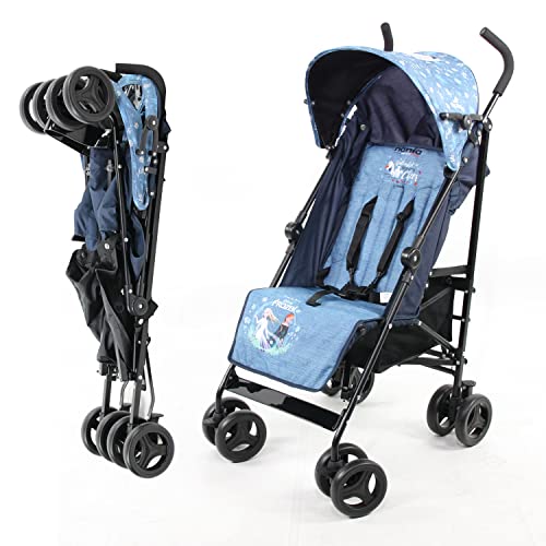 Nania Buggy Gehstock Luxe Jet (6-36 Monate), neigbar, leicht und kompakt, mit einer Hand zusammenklappbar, Disney, verschiedene Farben erhältlich (Frozen)