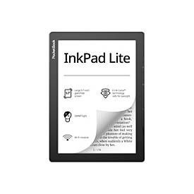 PocketBook InkPad Lite - eBook-Reader - 8 GB - 22.9 cm (9") einfarbig E Ink Carta (1200 x 825) - Touchscreen - microSD-Steckplatz