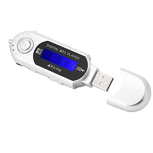 Wendry -MP3-Player mit FM-Radio, tragbarer Musik-MP3-USB-Player mit LCD-Bildschirm FM-Radio Voice Recorder, Unterstützung von bis zu 32 GB Micro SD(grau)