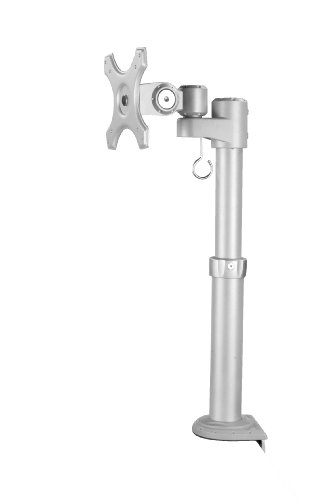 DESQ® Monitorhalter mit Gasdruckfeder | Silber | Tragkraft bis 10kg