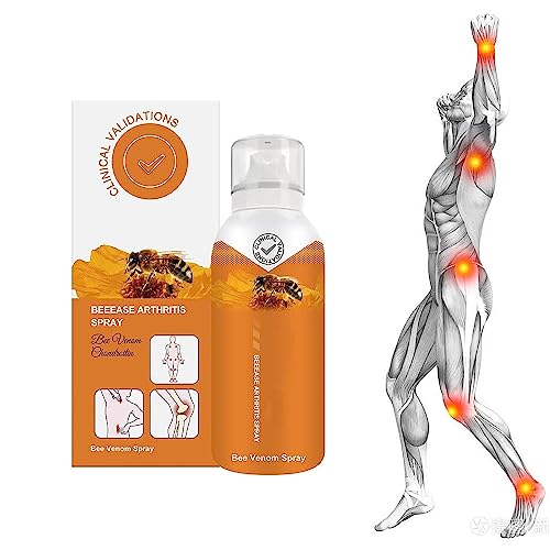 1/2/3PCS Bee Venom Joint & Bone Therapy Spray, Bee Venom Gel, Bee Venom Joint and Bone Therapy Cream, Body Therapy Bee Venom Joint & Bone Therapy Spray, Provides for Back, Neck, Hands, Feet (3PCS)