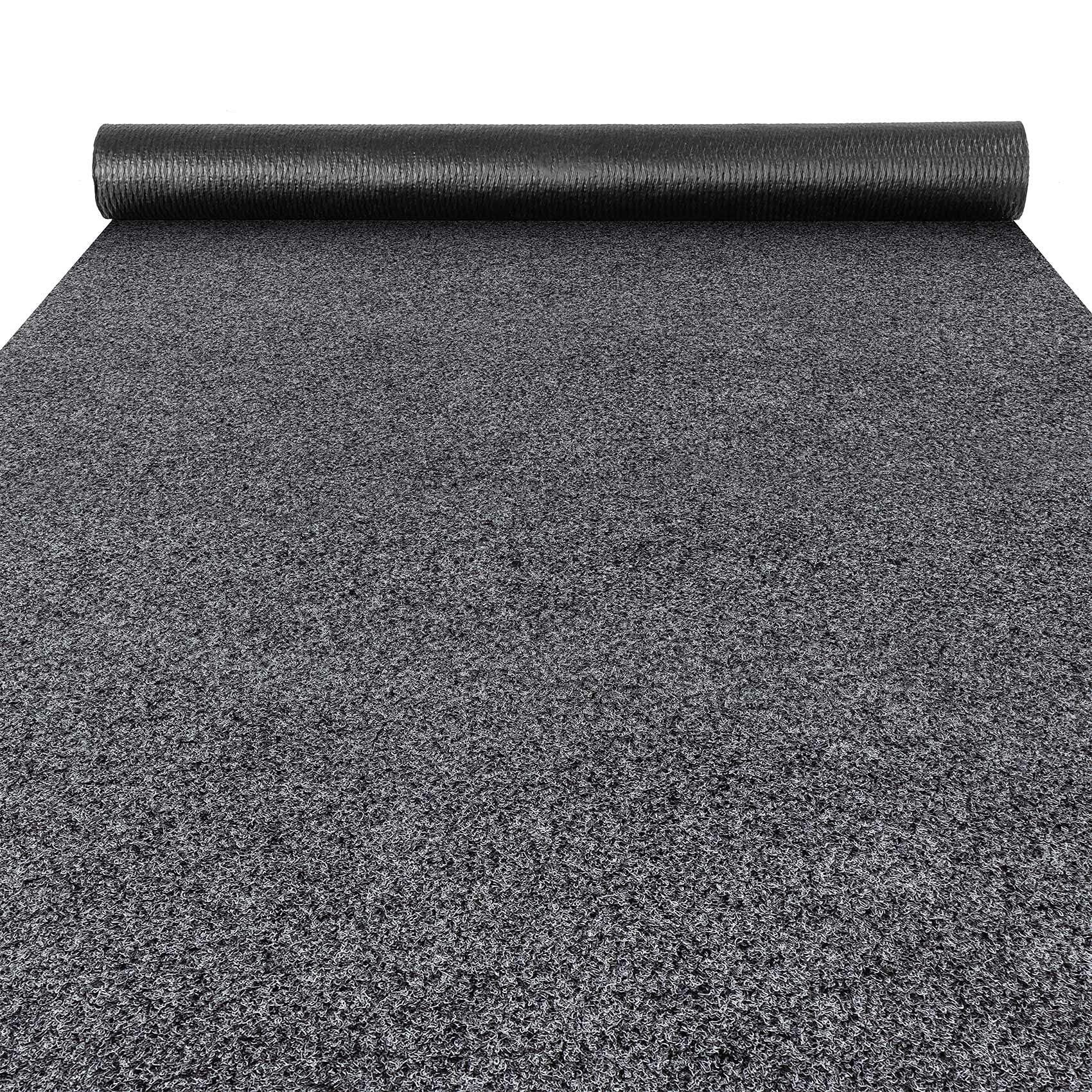 ANRO Fußmatte Schmutzfangmatte Teppich Läufer Sauberlaufmatte Indoor Outdoor Flur Eingang Poet Grau 100x160cm