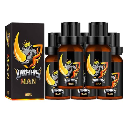 Men Essential Oil, Men Essential Oil Max, Energy Massage Essential Oil for Men, Boost Strength for Men, 10ml Essential Body Oil For Men (5PCS)