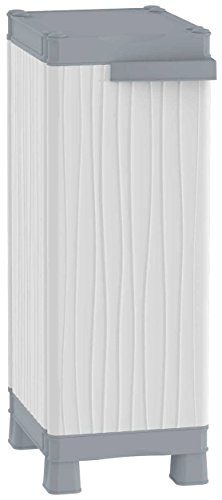Terry Base 350 UW Schrank niedrig säulenförmig aus Kunststoff, grau, 35 x 43,8 x 97.6 cm