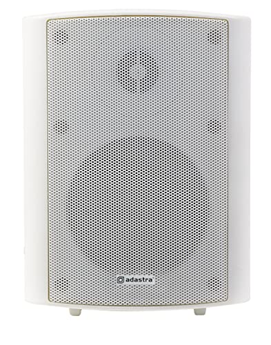 Adastra Aktiver Outdoor-Lautsprecher zur Wandmontage in Weiß