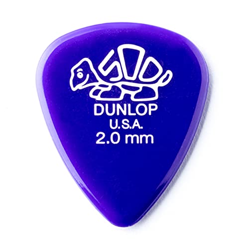 Dunlop 41R.2.0 Plectren Delrin, 2 mm, 72 Stück