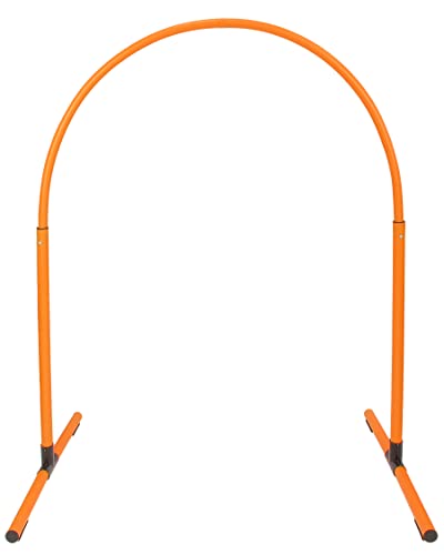 SPORTIKEL24 Hoopers-Bogen XL – Hoopers-Agility Training für große Hunde – 120 x 88 cm – Dog Parcours-Zubehör (Orange)
