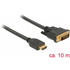 DELOCK 85657 - Kabel DVI 24+1 Stecker > HDMI-A Stecker 10,0m