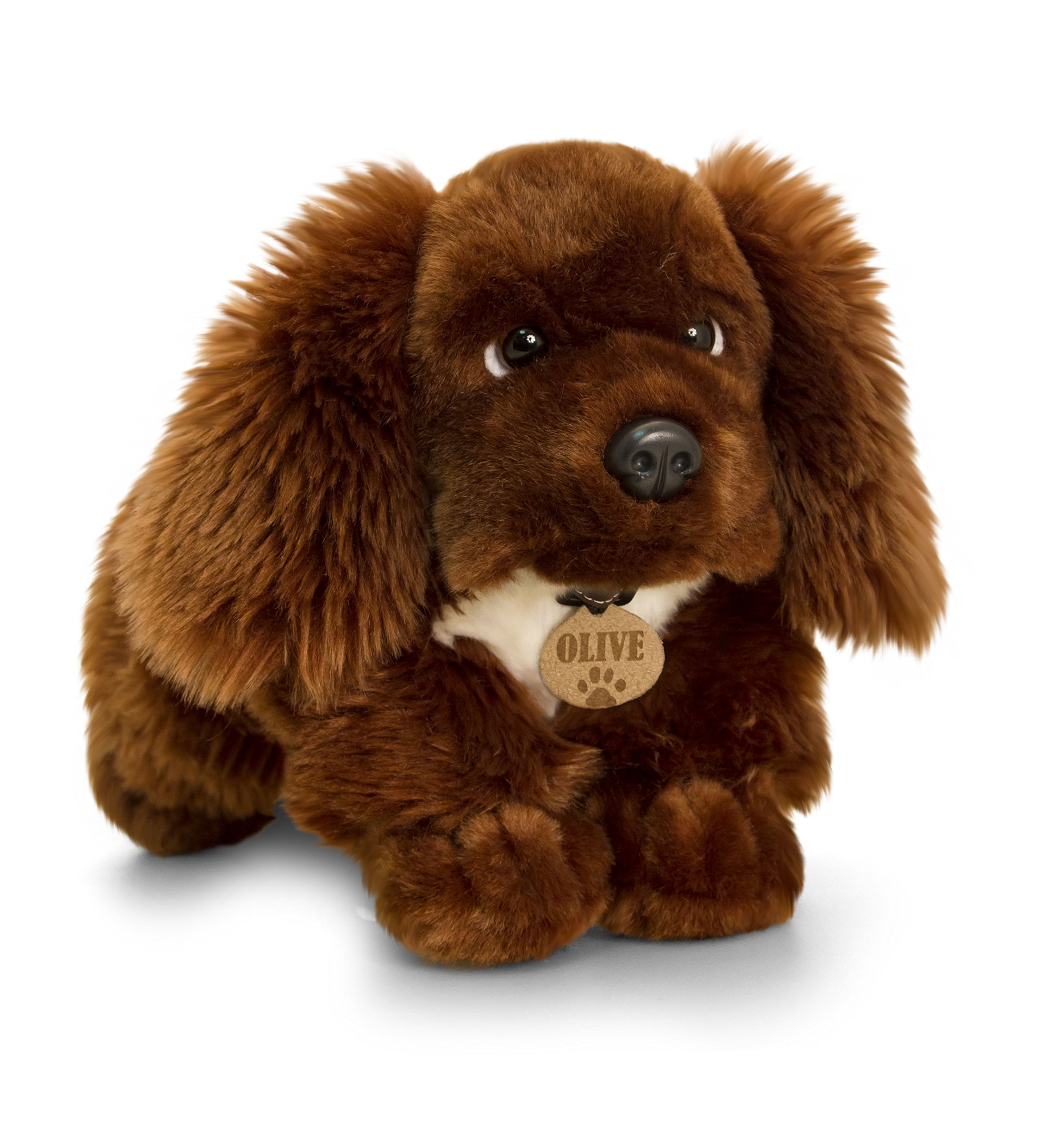 Toyland 35 cm großer Keel Toys Plüschhund – Kuscheltiere für Kinder – exklusiv (Olive The Spaniel)