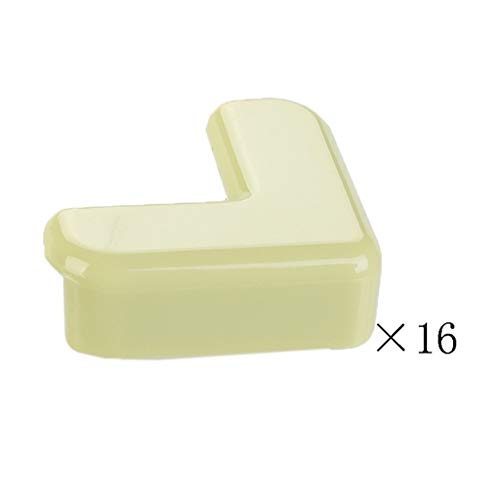 AnSafe Tischkantenschutz, Kieselgel Benutzt for Möbelkante Rechtwinklig Kind Sicherheit Schutz (7 Farben, 16 Stück) (Color : Green, Size : 16 pack)