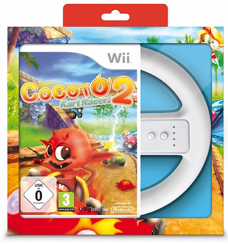 Cocoto Kart Racer 2 inkl. Lenkrad - [Nintendo Wii]