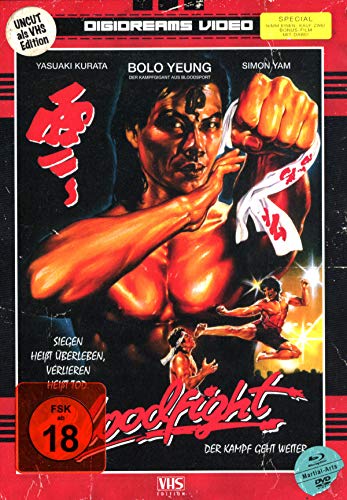 Bloodfight - Limited Mediabook VHS Edition/Uncut (+ DVD: Bloodfight) (+ Bonus: Black Eagle DVD und Blu-ray)