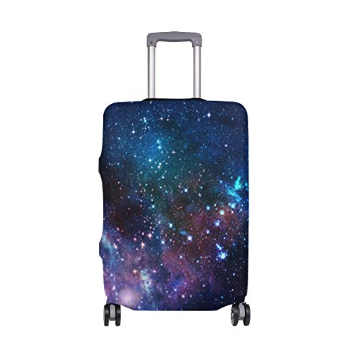 ALAZA Bunte Galaxy Nebula Sterne Universum Gepäckabdeckung Für 18-20 Zoll Koffer Spandex Reise-Schutz