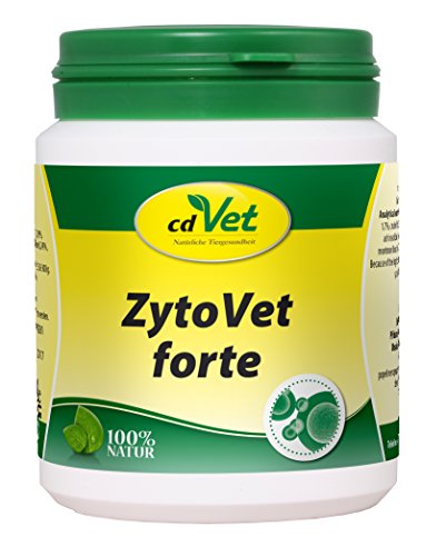 cdVet Naturprodukte ZytoVet forte 150 g - Hund, Katze - Ergänzungsfuttermittel - Unterstützung des Immunsystems - Autoimmunerkrankungen - Zellstoffwechselprobleme - gesunde Zellen - Gesundheit -