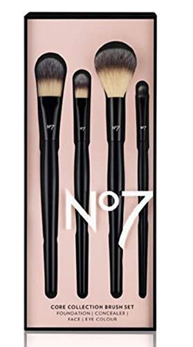 No7 Core Brush Collection – Foundation Concealer Gesichts- und Augenpinsel