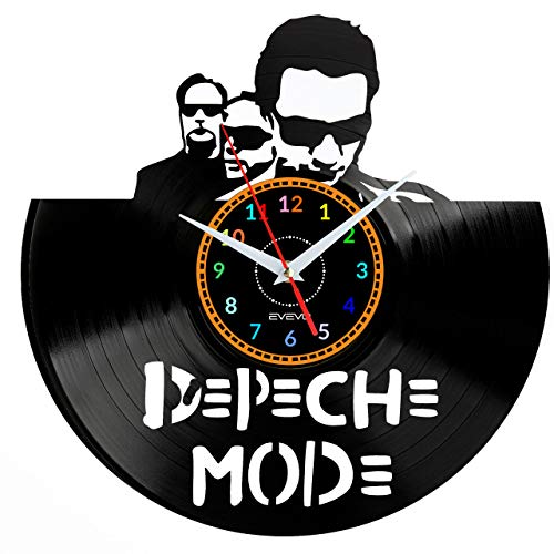 Depeche Mode Wanduhr Vinyl Schallplatte Retro-Uhr Handgefertigt Vintage-Geschenk Style Raum Home Dekorationen Tolles Geschenk Wanduhr Depeche Mode