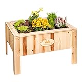 PFLANZENHOLZ® Premium Zedernholz Kinderhochbeet für Balkon und Garten (Typ: KB001)