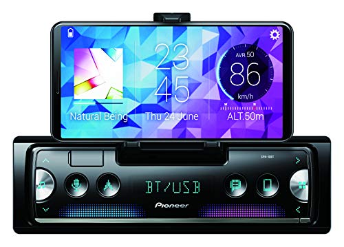 Pioneer SPH-10BT Autoradio mit Bluetooth, USB und Spotify, Smart Sync App für Verbindung mit iPhone- und Android-Geräten, 1-DIN