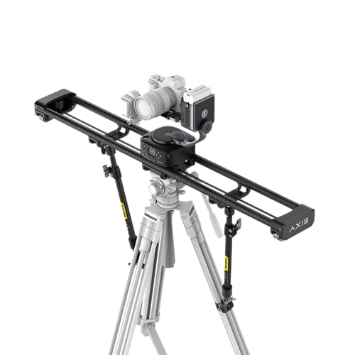 Zeapon AXIS 100 Pro Mehrachsiger motorisierter Kamera-Slider, App-Steuerung Professioneller DSLR-Dolly mit LCD-Bildschirm, Schwenkkopf für 360°-Panorama-Zeitrafferaufnahmen (100 PRO)