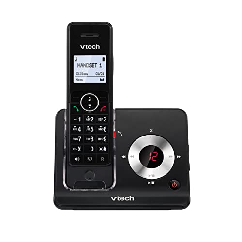 VTech MS3050 DECT Cordless Phone with Call Block, Answering Machine, Caller ID/Call Waiting, Volume Booster, Handsfree, Speed Dial, Backlit Display and Keypad